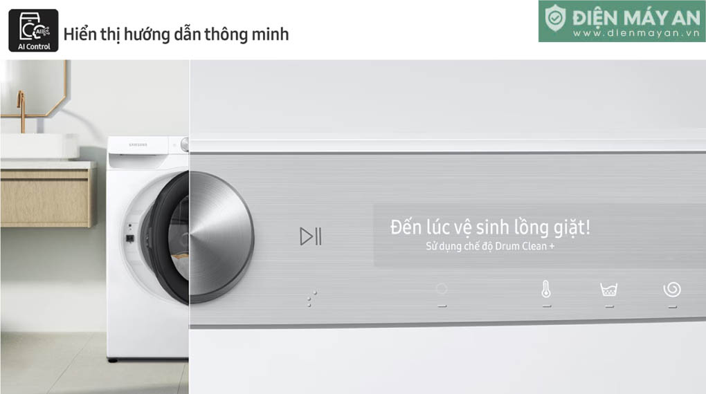 Máy Giặt Cửa Trước Samsung Inverter 10 Kg WW10TP54DSH/SV